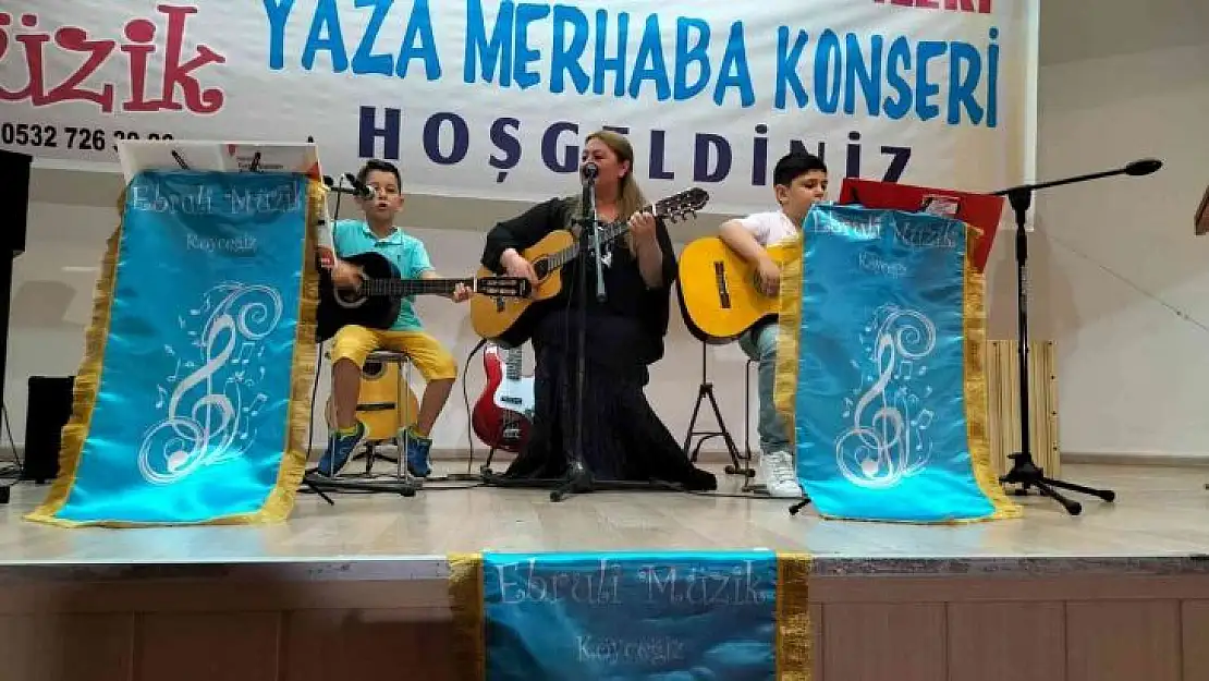 Köyceğiz'in minik müzisyenleri konser verdi