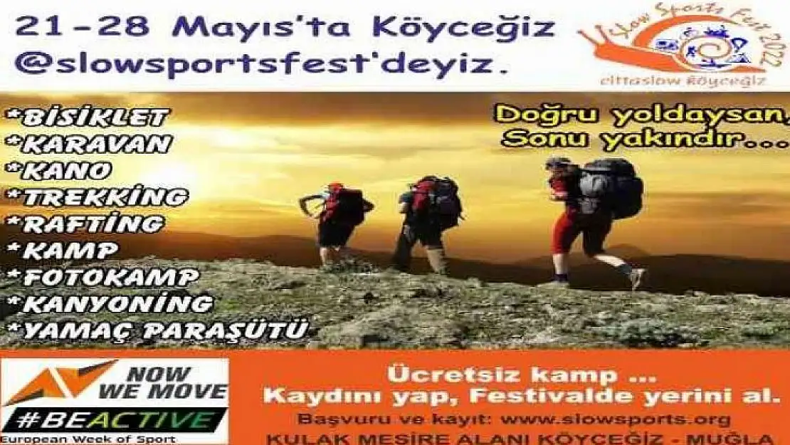 Köyceğiz Slowsports Festivali'ne hazırlanıyor