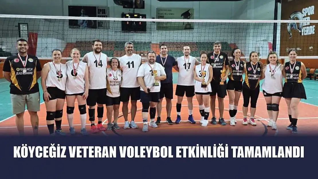 Köyceğiz veteran voleybol etkinliği tamamlandı