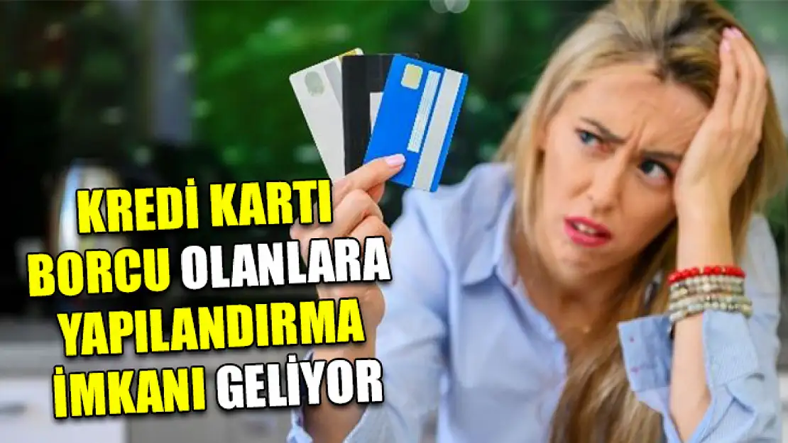 Kredi kartı borcu olanlara yapılandırma imkanı geliyor