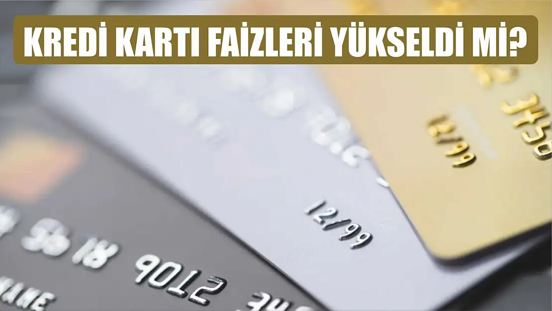 Kredi kartı faizleri yükseldi mi?