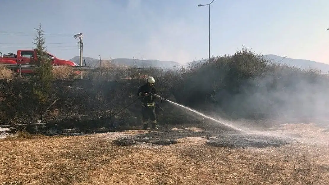 Kuş tarlayı yakıyordu