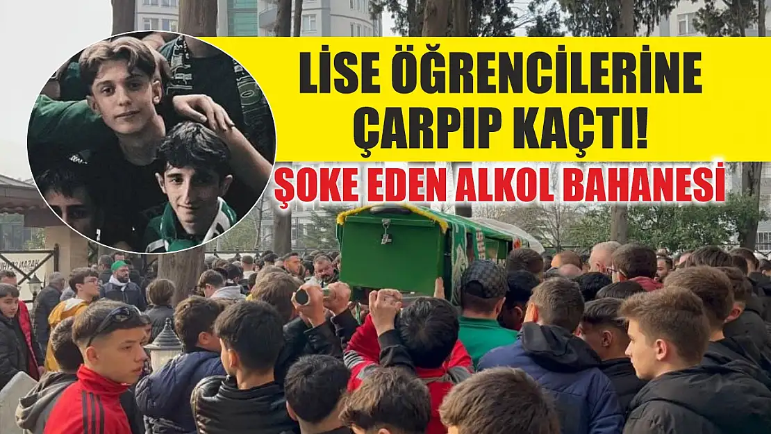 Lise öğrencilerine çarpıp kaçtı! Şoke eden alkol bahanesi