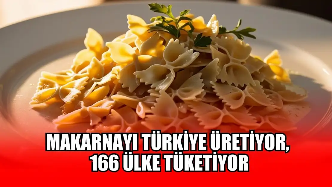 Makarnayı Türkiye üretiyor, 166 ülke tüketiyor