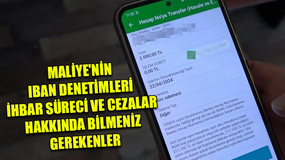 Maliye'nin IBAN Denetimleri İhbar Süreci ve Cezalar Hakkında Bilmeniz Gerekenler