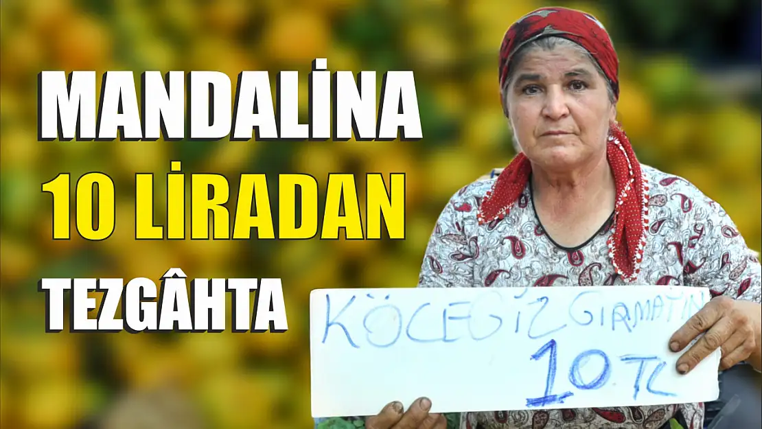 Mandalina 10 liradan tezgâhta