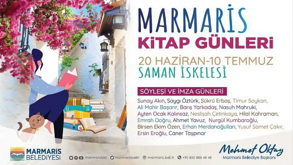 Marmaris 2. Kitap Günleri'ne hazırlanıyor