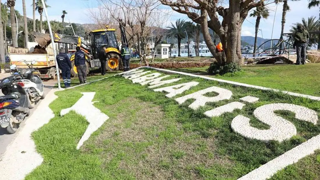 Marmaris Belediyesi Türkmenistan Parkı'na yeni görünüm kazandırıyor