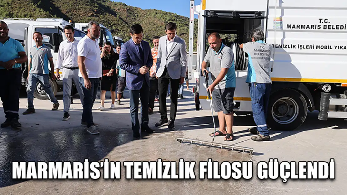 Marmaris'in temizlik filosu güçlendi