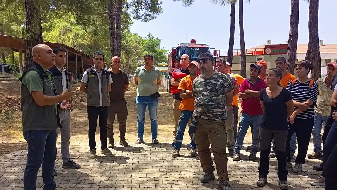 Marmaris Orman İşletme Müdürlüğü'nden Arama Kurtarma Ekiplerine Yangın Eğitimi