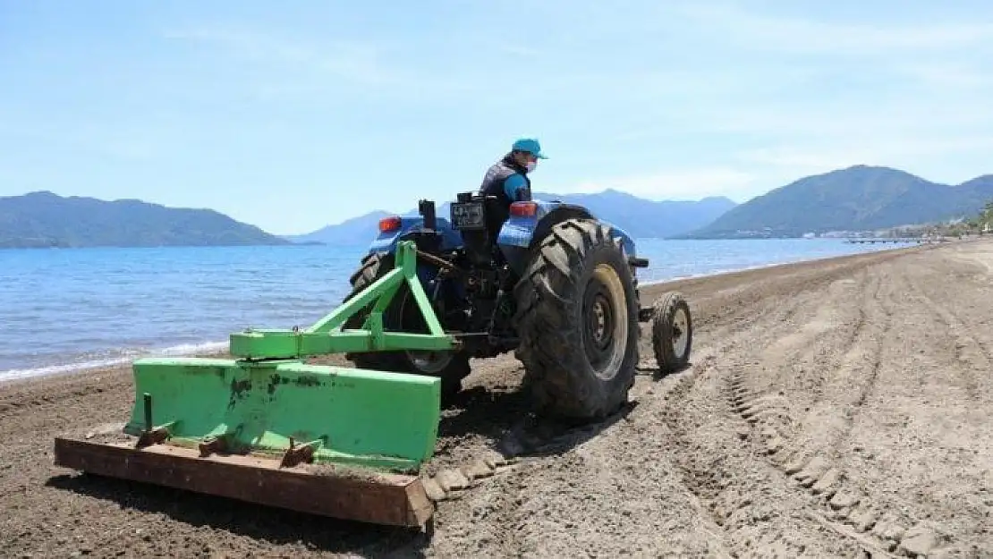 Marmaris Plajları sezona hazırlanıyor