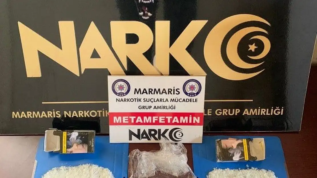 Marmaris'te 500 bin TL'lik uyuşturucu madde ele geçirildi