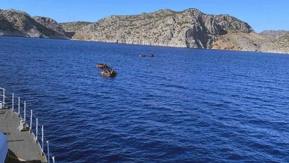 Marmaris'te 94 düzensiz göçmen kurtarıldı