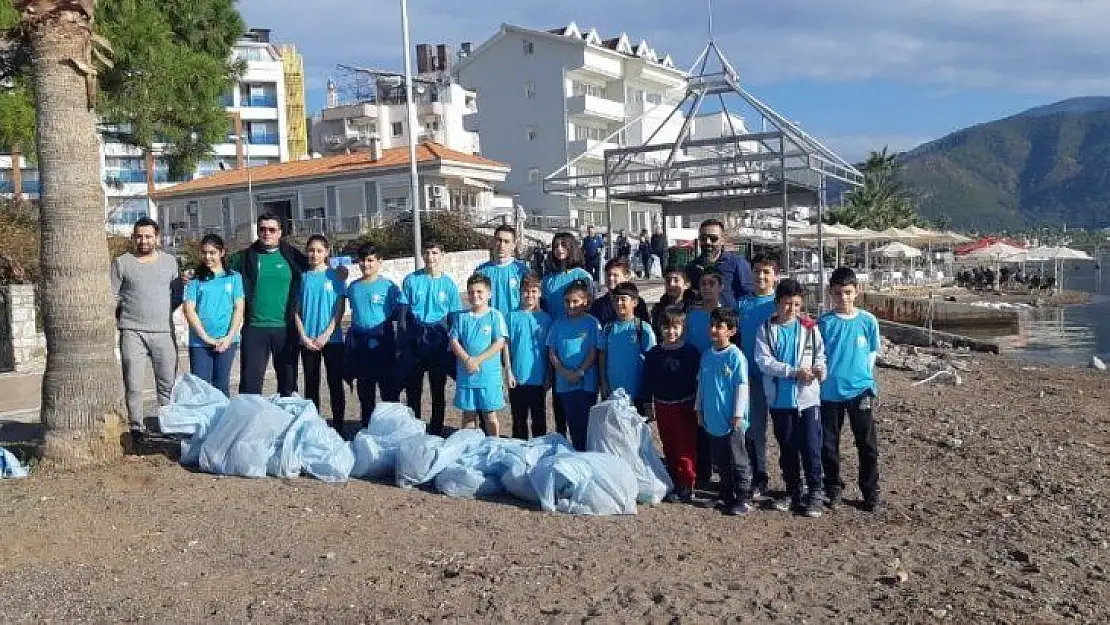 Marmaris'te çevre kirliliğinde farkındalık etkinliği