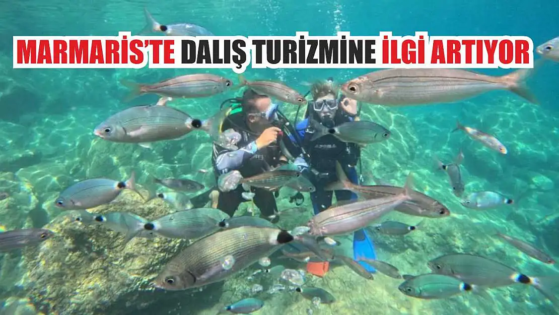 Marmaris'te dalış turizmine ilgi artıyor