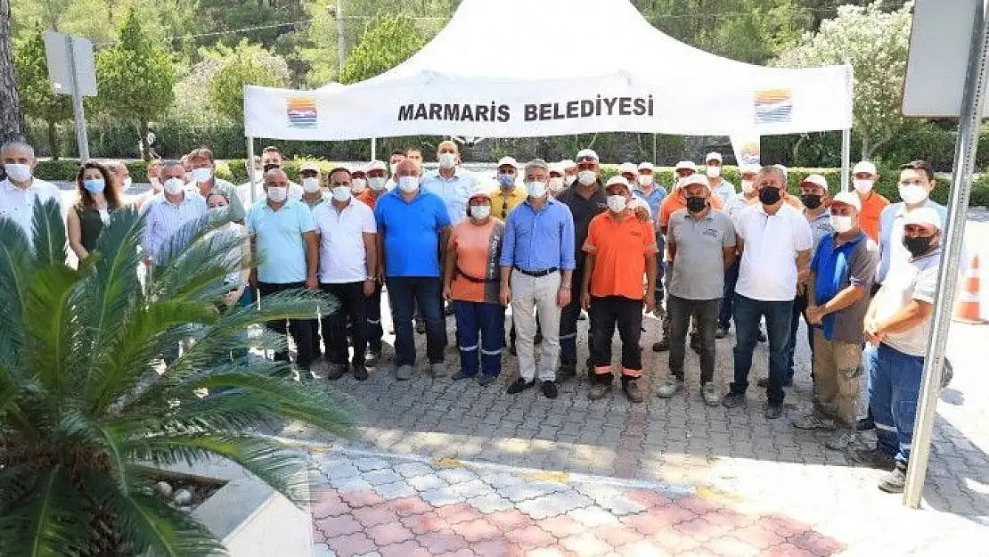 Marmaris'te kadrolu işçilere yüzde 14.55 zam