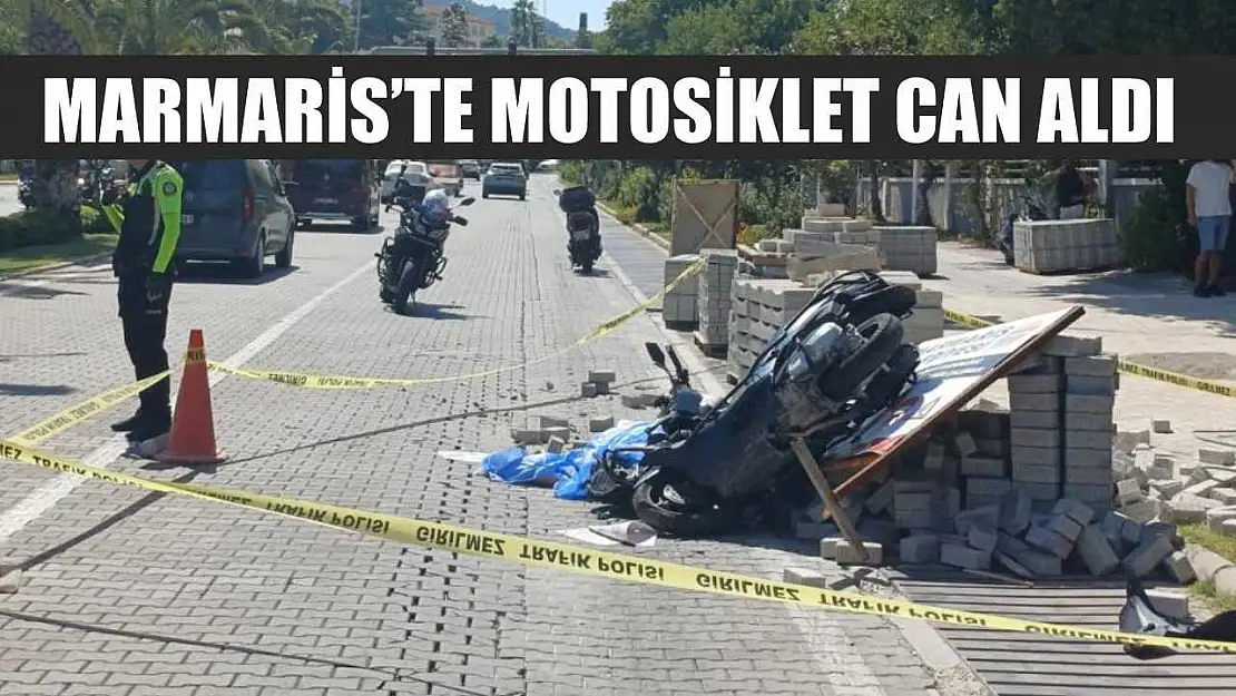 Marmaris'te Motosiklet can aldı
