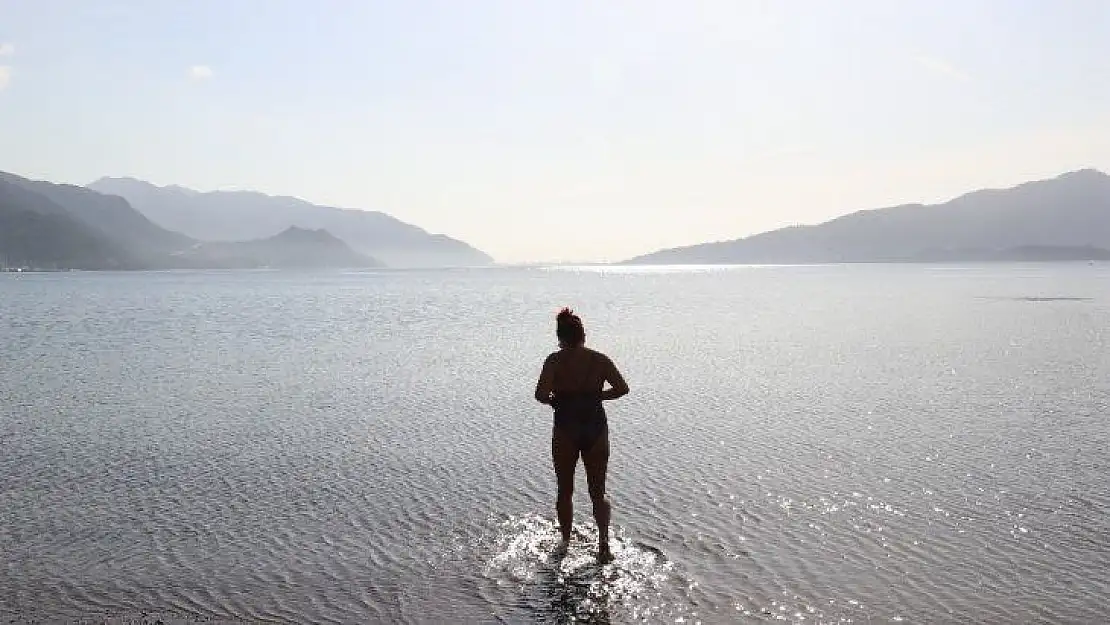 Marmaris'te Şubat ayında deniz keyfi