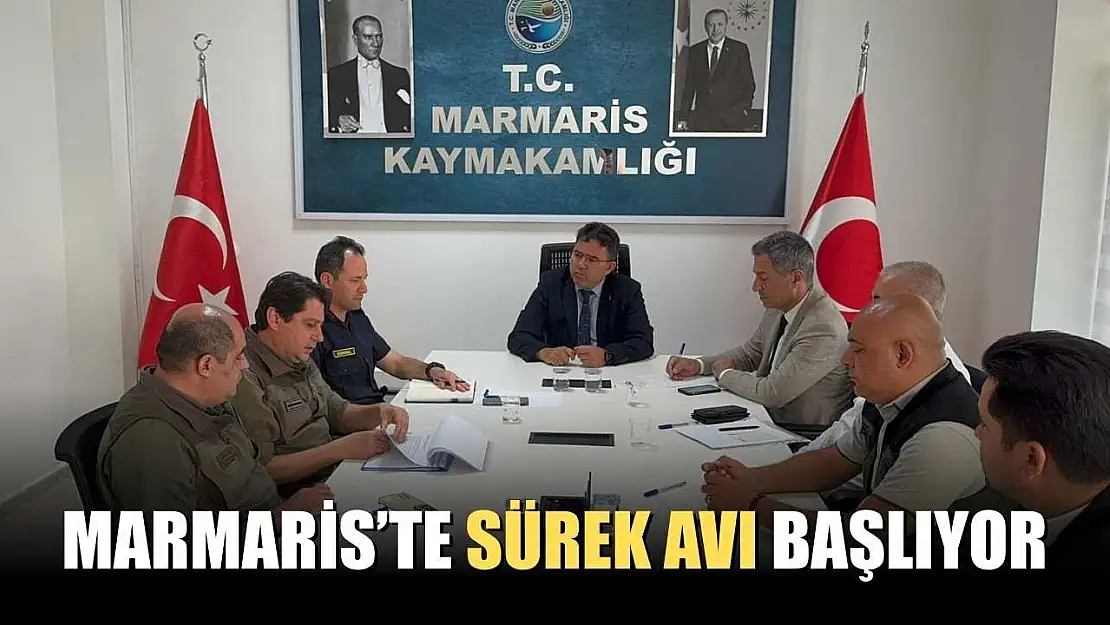Marmaris'te sürek avı başlıyor