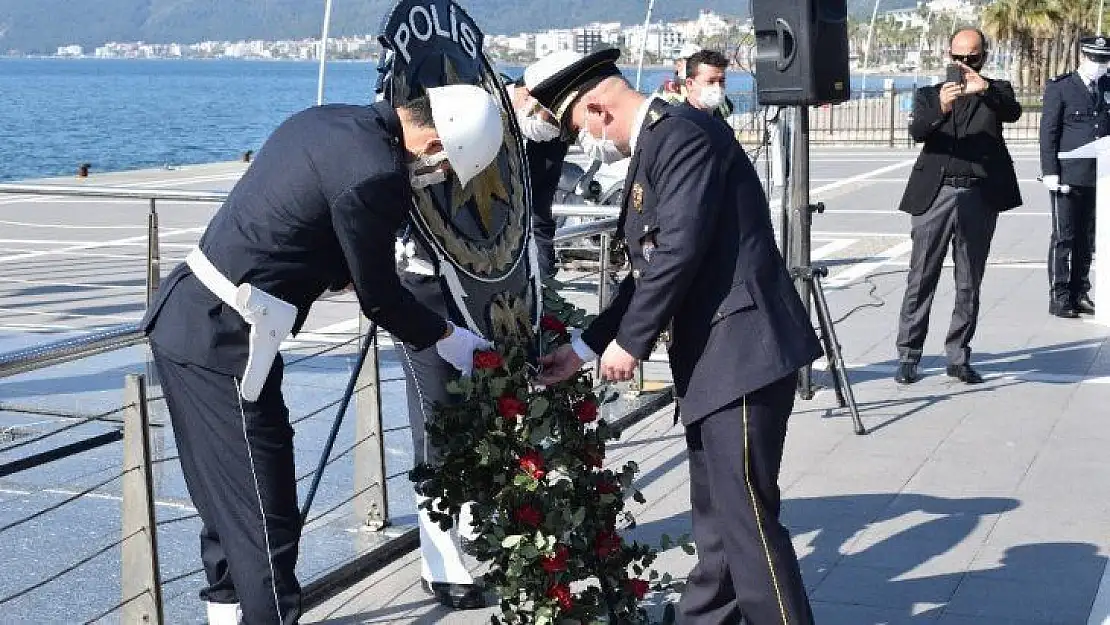 Marmaris'te Türk Polis Teşkilatının kuruluşunun 175. yılı düzenlenen törenle kutlandı