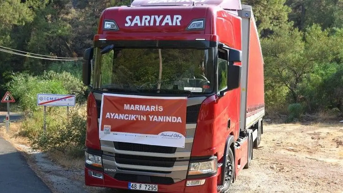 Marmaris'ten Karadeniz'e yardım eli