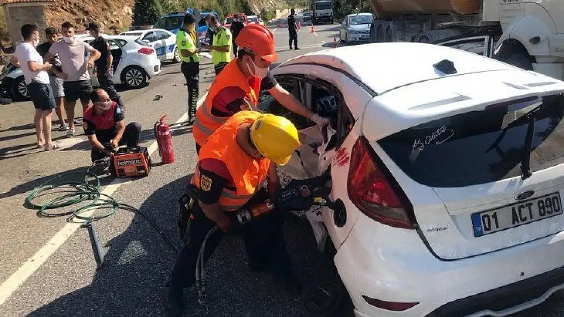 Marmaris yolunda kaza: 4 yaralı