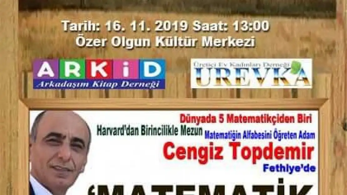 'Matematik Kâbus Değil, Eğlencedir'