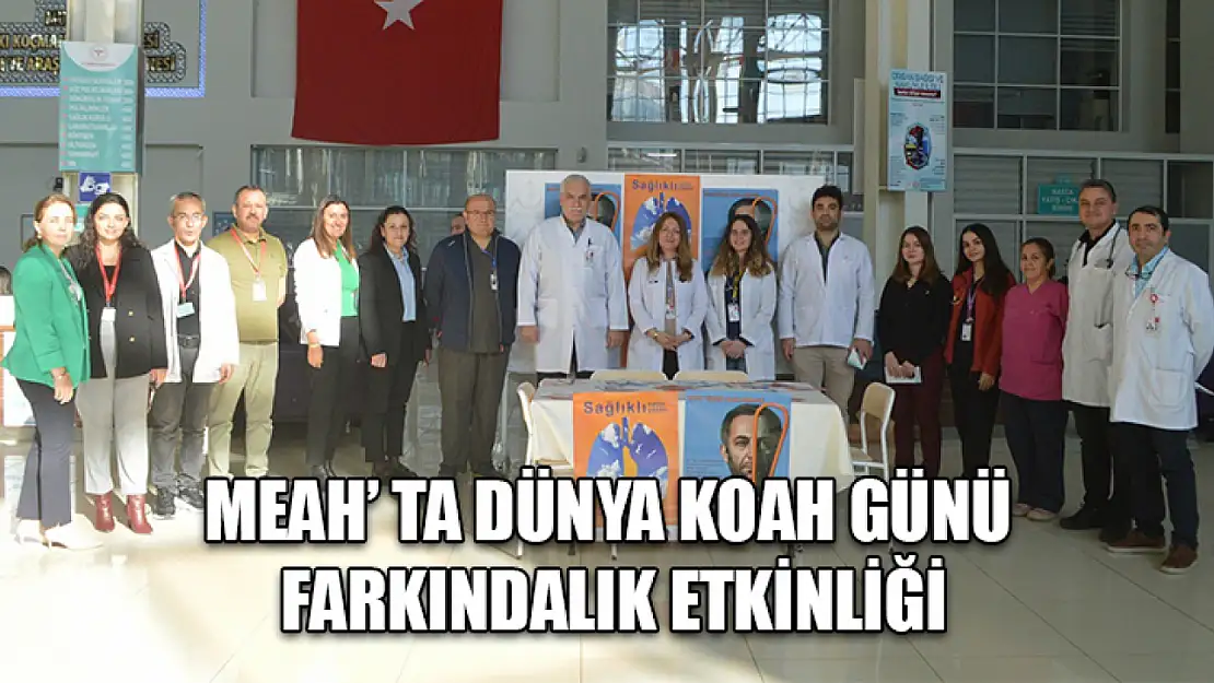 MEAH' ta Dünya KOAH günü farkındalık etkinliği