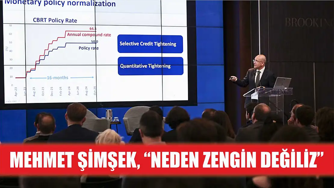 Mehmet Şimşek, 'Neden Zengin Değiliz'