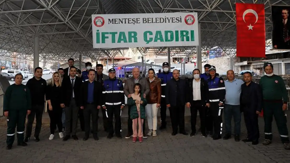 Menteşe Belediyesi iftar sofrasına yoğun ilgi