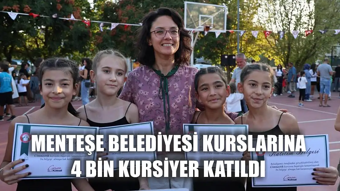 Menteşe Belediyesi kurslarına 4 bin kursiyer katıldı