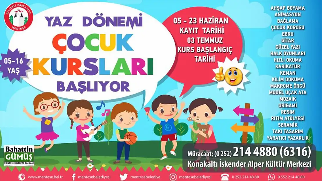 Yaz kurslarına kayıtlar başladı