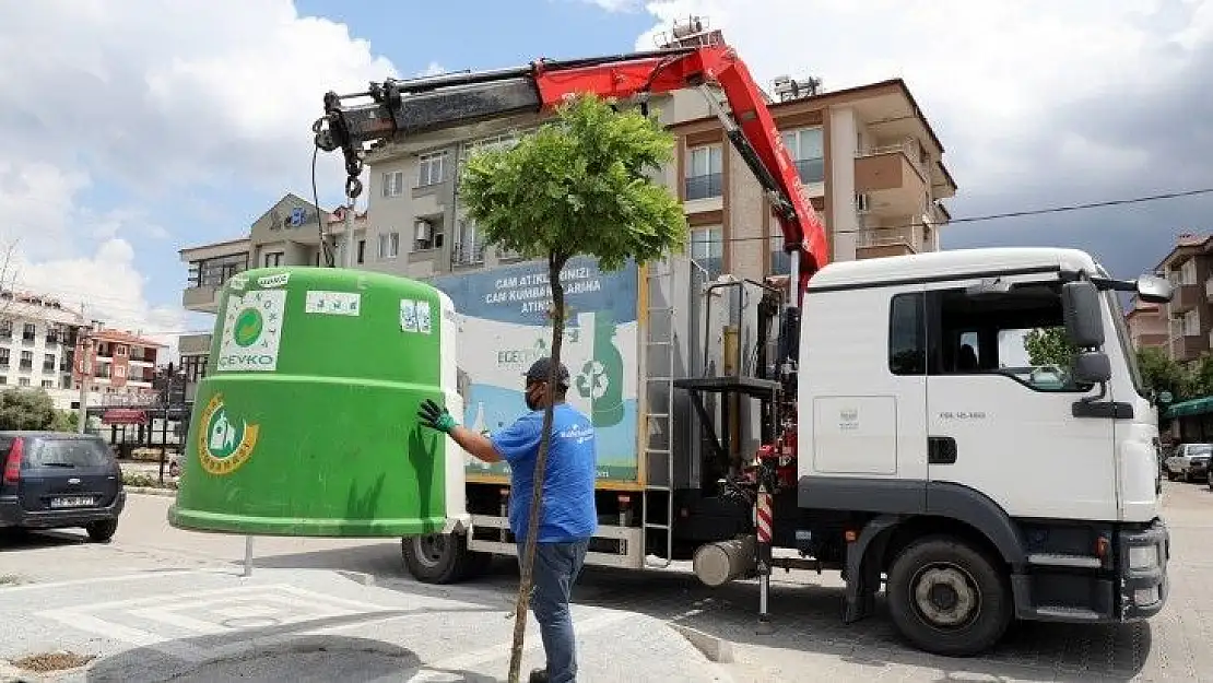 Menteşe'de 120 ton cam atık toplandı 