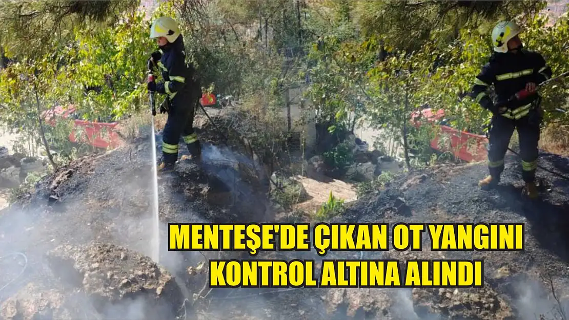 Menteşe'de çıkan ot yangını kontrol altına alındı