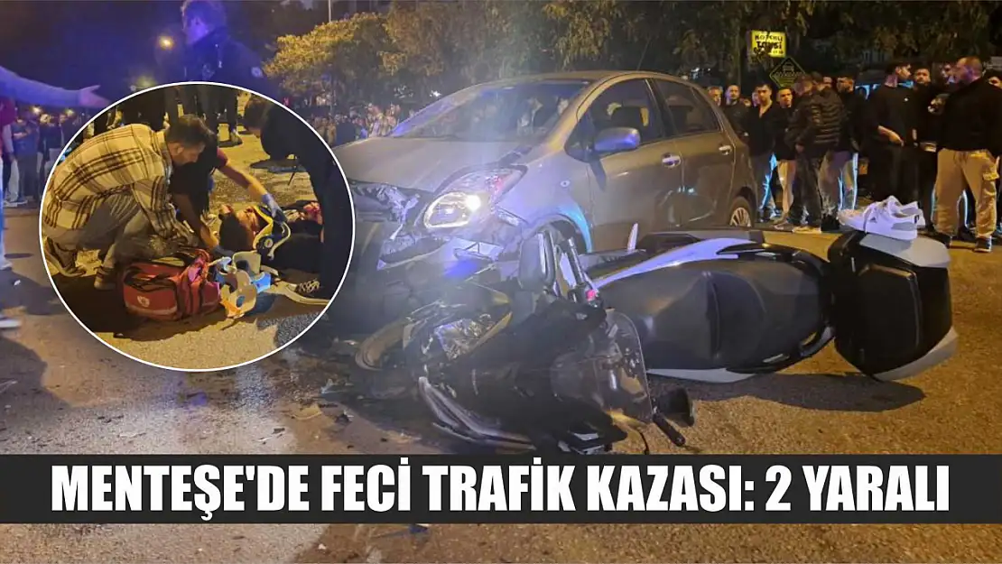 Menteşe'de Feci Trafik Kazası: 2 yaralı