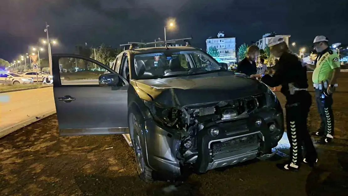 Trafik polisi ölümden döndü