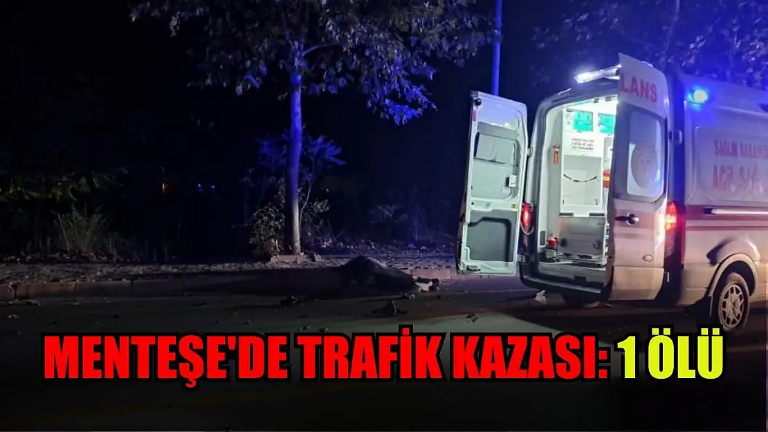 Menteşe'de trafik kazası: 1 ölü