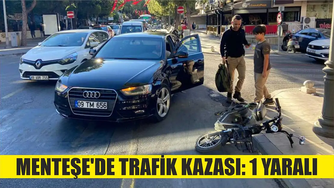 Menteşe'de trafik kazası: 1 yaralı