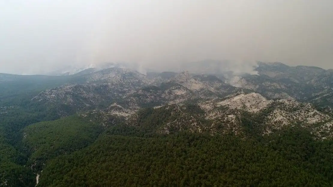 Menteşe'de yangın söndürme çalışmaları devam ediyor