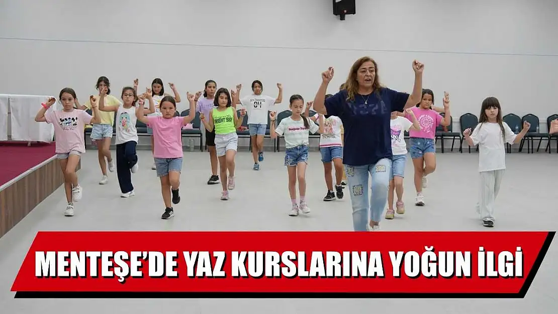 Menteşe'de yaz kurslarına yoğun ilgi