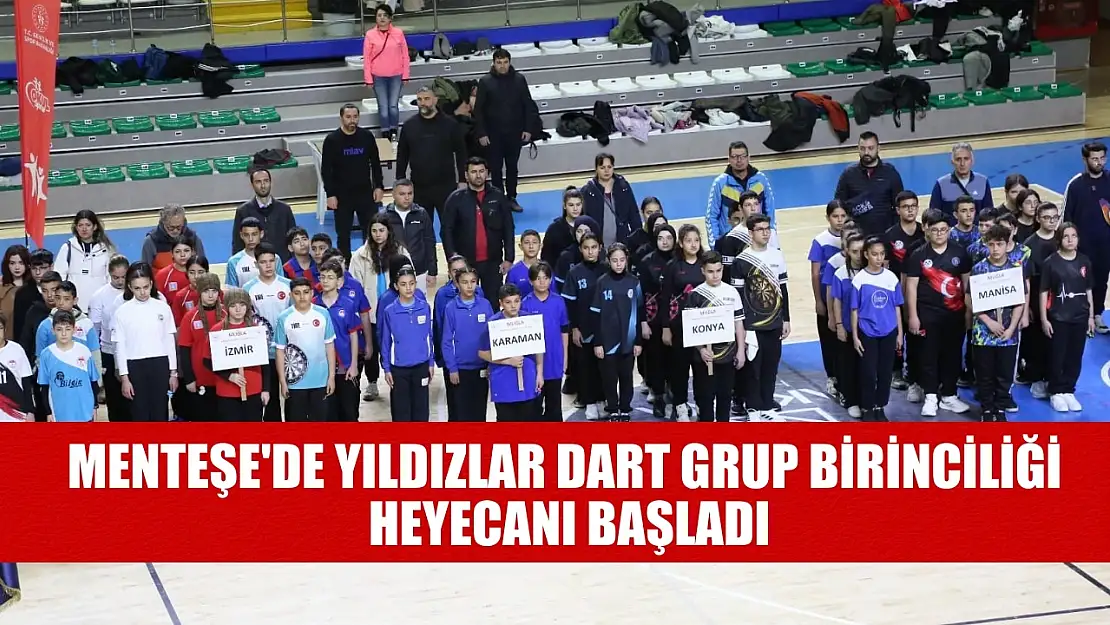 Menteşe'de yıldızlar dart grup birinciliği heyecanı başladı