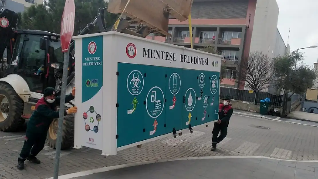 Menteşe'ye Modern Atık Getirme Merkezleri