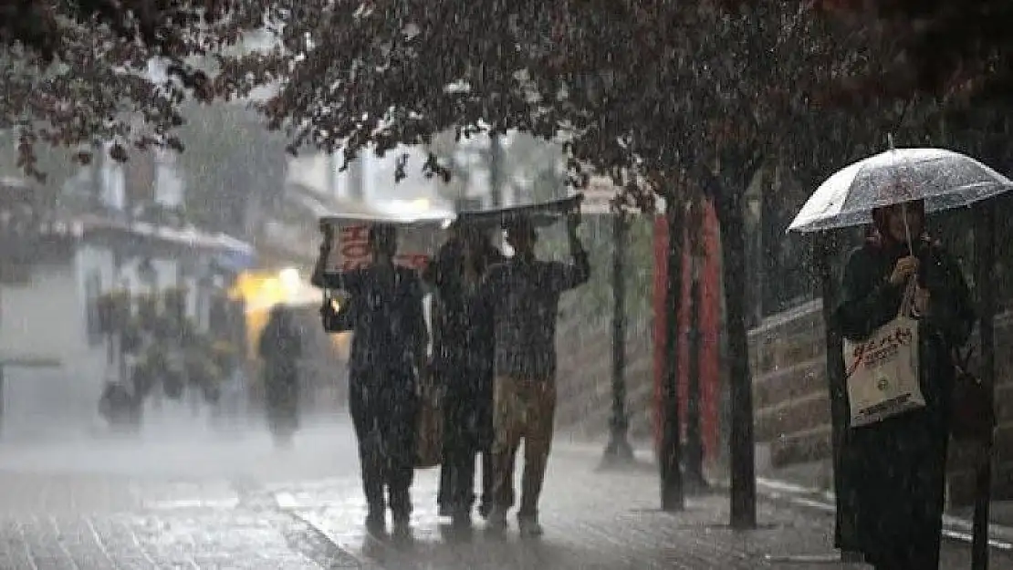 Meteorolojiden sağanak yağış uyarısı!