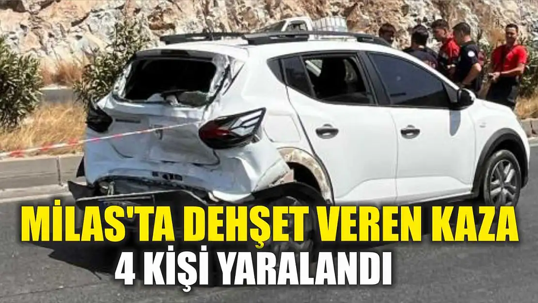 Milas'ta Dehşet Veren Kaza: 4 Kişi Yaralandı