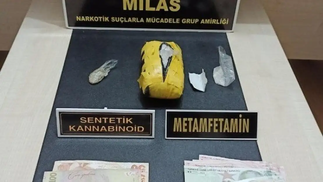 Milas'ta uyuşturucu operasyonu: 3 gözaltı