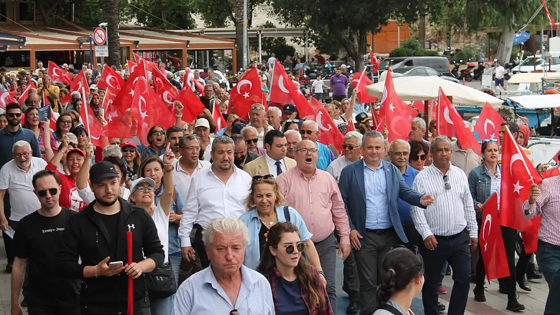 Millet İttifakı yürüyüş gerçekleştirdi