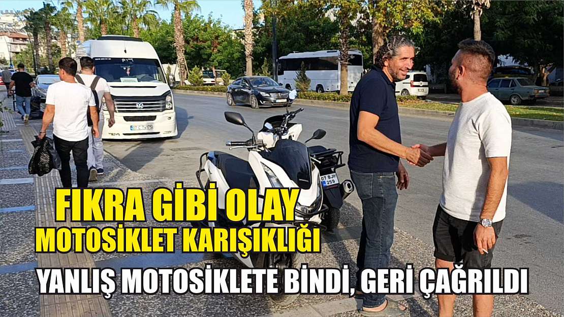 Motosiklet Karışıklığı: Yanlış Motosiklete Binen Sürücü Geri Çağrıldı