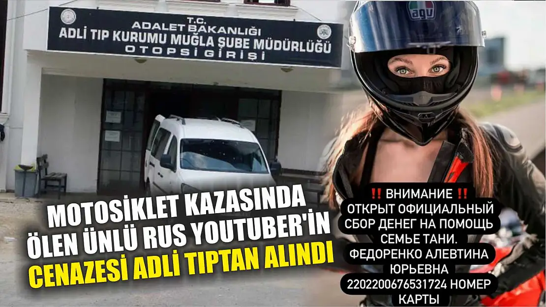 Motosiklet kazasında ölen ünlü Rus YouTuber'in cenazesi adli tıptan alındı