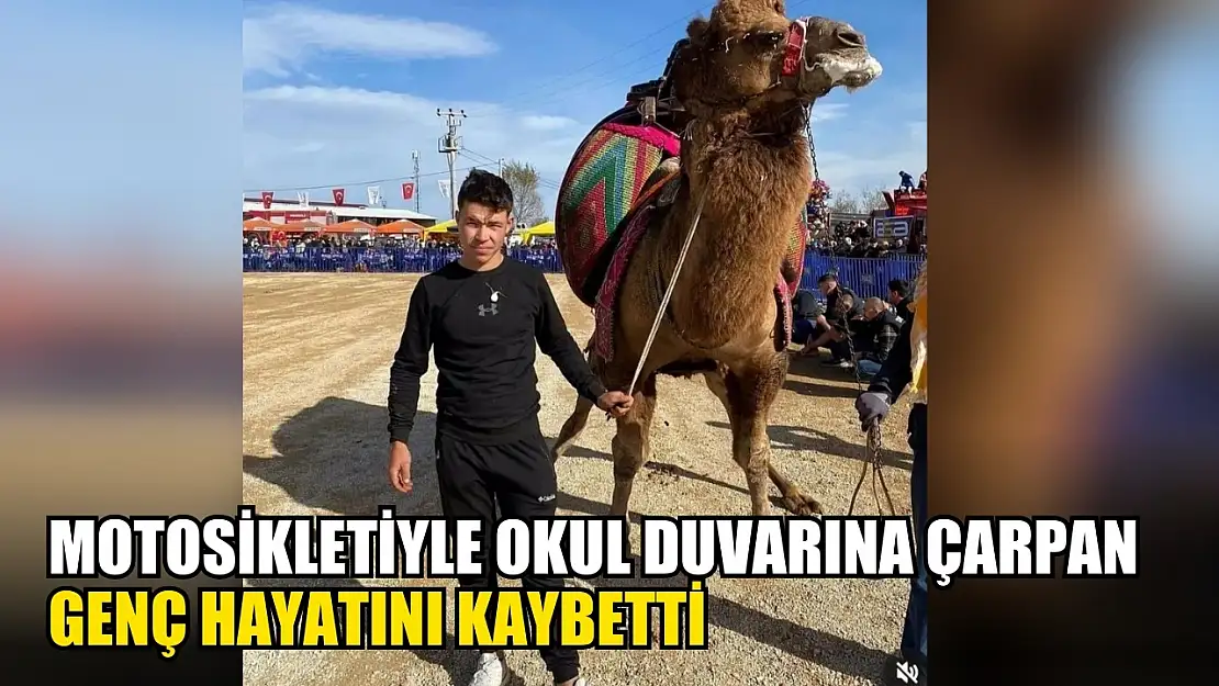 Motosikletiyle okul duvarına çarpan genç hayatını kaybetti