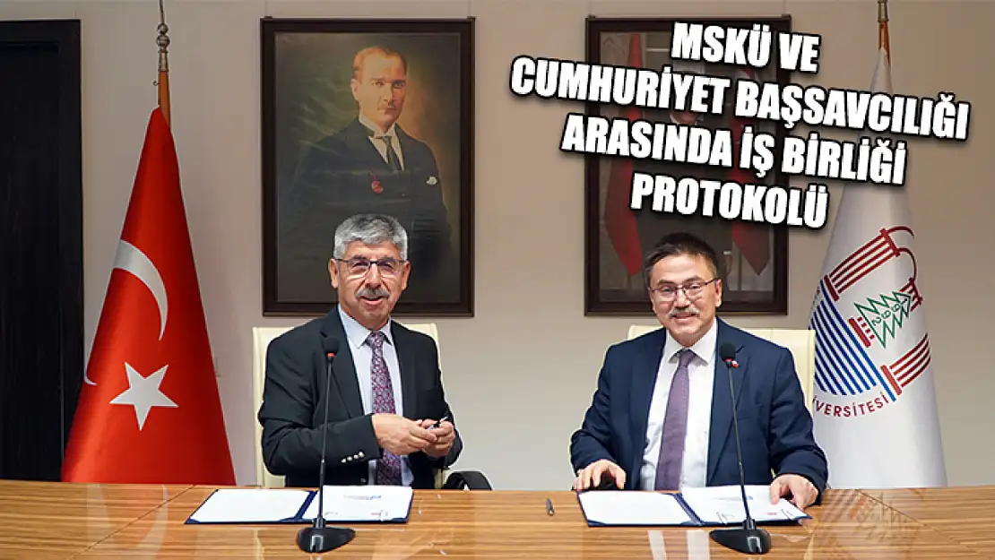 MSKÜ ve Cumhuriyet Başsavcılığı Arasında İş Birliği Protokolü